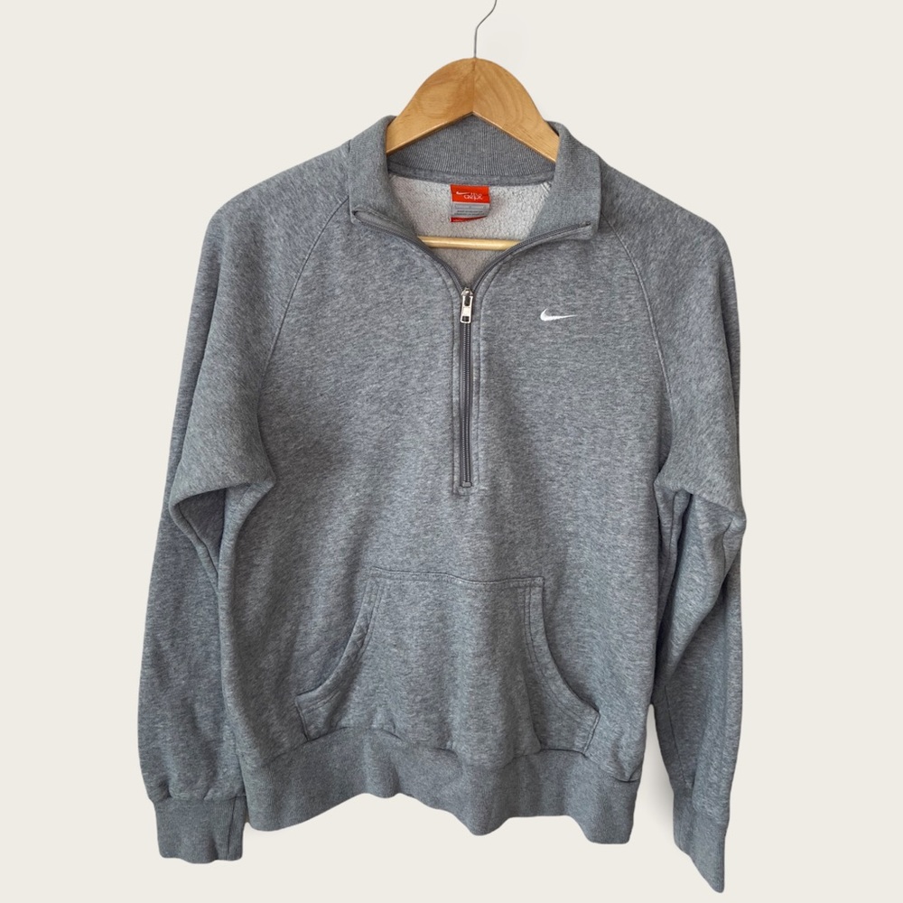 Vintage Nike Sweatshirt Large 1/4 Zip Pullover L